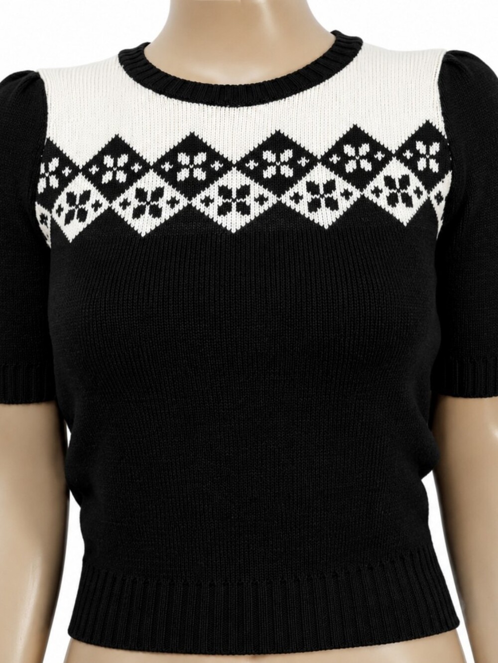 Rocket Originals UK Diamond Jacquard Sweater